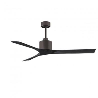 Ventilateur de Plafond Nan 152cm Bronze Noir ATLAS FAN NK-TB-BK-60