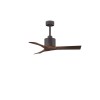 Ventilateur de Plafond Nan 107cm Bronze Noyer ATLAS FAN NK-TB-WA-42