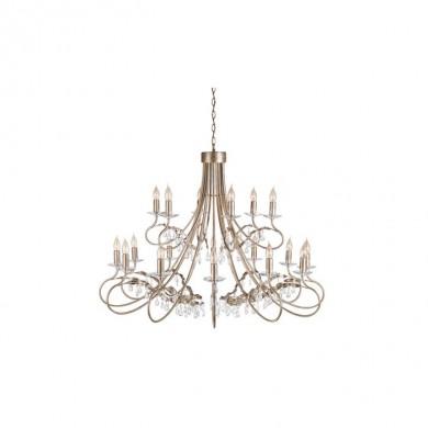 Lustre Christina 18x60W Argent doré ELSTEAD LIGHTING crt18