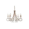 Lustre Christina 8x60W Argent doré ELSTEAD LIGHTING crt8