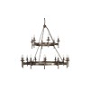 Lustre Cromwell 18x60W Bronze foncé ELSTEAD LIGHTING cw18