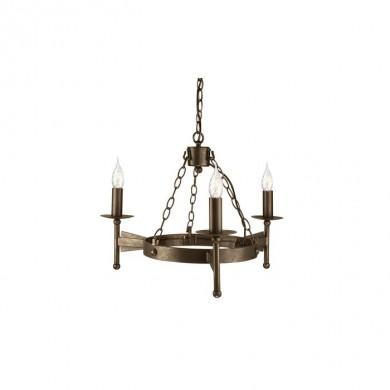 Lustre Cromwell 3x60W Bronze foncé ELSTEAD LIGHTING cw3