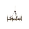 Lustre Cromwell 6x60W Bronze foncé ELSTEAD LIGHTING cw6