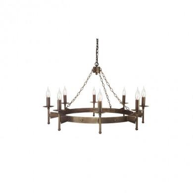 Lustre Cromwell 8x60W Bronze foncé ELSTEAD LIGHTING cw8