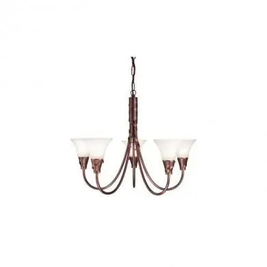 Lustre Emily 5x60W Cuivre patiné ELS_em5cp em5cp Lustre Emily 5x60W Cuivre patiné ELSTEAD LIGHTING em5cp