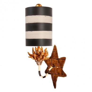 Applique Murale Audubon 1x60W Noir, Blanc et Or ELS_fbaudubon1 fbaudubon1 Applique Murale Audubon 1x60W Noir, Blanc et Or FLAMBEAU fbaudubon1