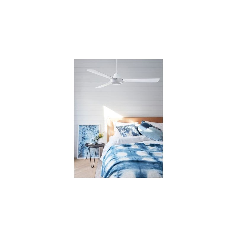 Intérieur Ventilateur de plafond avec Wall Controller Bayside Calypso Blanc 122 cm 48" 