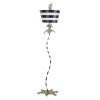 Lampadaire South Beach 1x100W Or et Noir FLAMBEAU fbsouthbeachfl