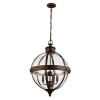 Lustre Adams 4x60W Bronze foncé FEISS feadams4pbrz