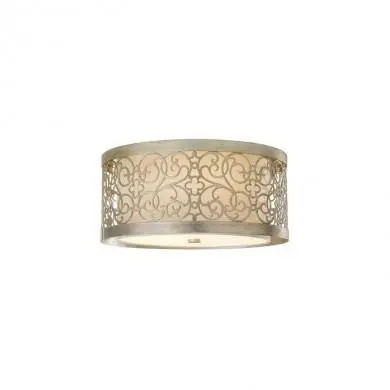 Plafonnier Arabesque 2x60W Argent doré FEISS fearabesquef