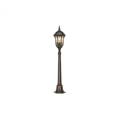 Lampadaire Extérieur 3x60W Marron foncé doré FEISS febatonrg4