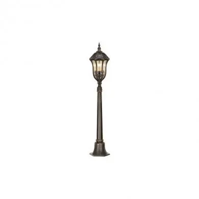 Lampadaire Extérieur 3x60W Marron foncé doré FEISS febatonrg4