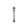 Lampadaire Extérieur 3x60W Marron foncé doré FEISS febatonrg4