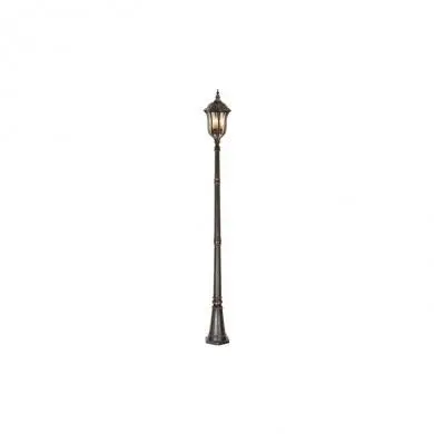 Lampadaire exterieur Baton Rouge 4x60W Marron foncé doré FEISS febatonrg5