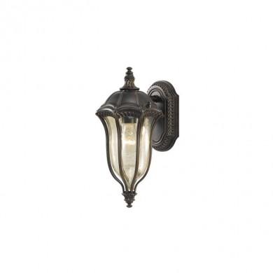 Applique Murale Baton Rouge 1x100W Marron foncé doré FEISS febatonrgs