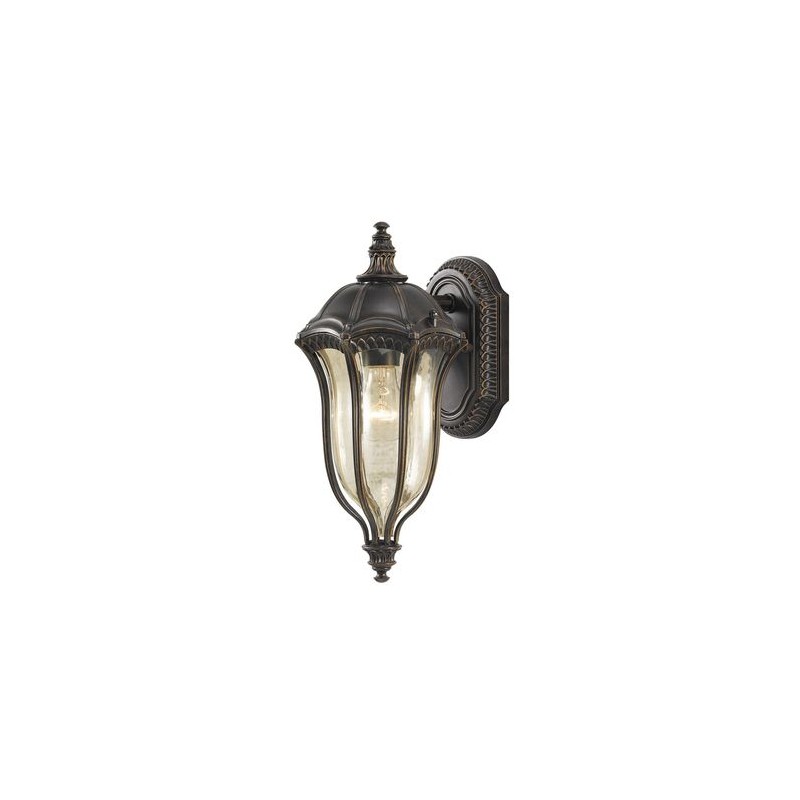 Applique Murale Baton Rouge 1x100W Marron foncé doré FEISS febatonrgs