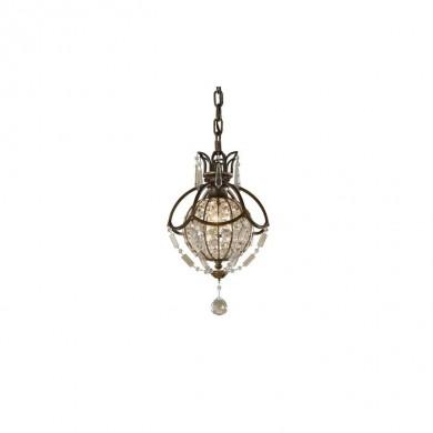 Suspension Bellini 1x60W Bronze et bronze foncé FEISS febellinip