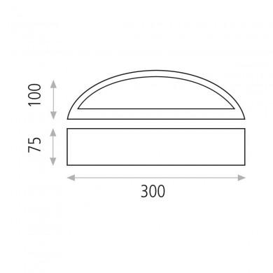 Applique Murale Alba 1x9W Blanc ACB A33861B