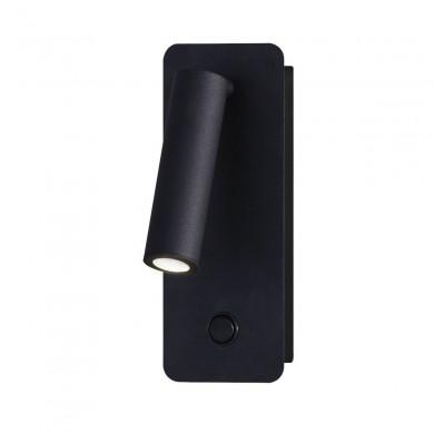 Applique Liseuse Aron 1x3W LED Noir AC_A32401N A32401N Applique Liseuse Aron 1x3W LED Noir ACB A32401N