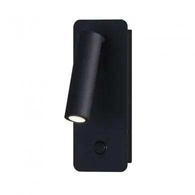 Applique Liseuse Aron 1x3W LED Noir AC_A32401N A32401N Applique Liseuse Aron 1x3W LED Noir ACB A32401N