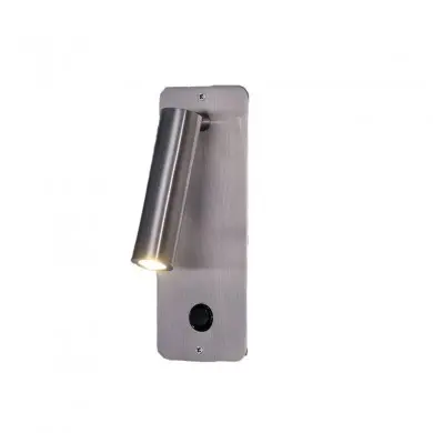 Applique Murale Aron 1x3W LED Nickel Satiné AC_E32401NS E32401NS Applique Murale Aron 1x3W LED Nickel Satiné ACB E32401NS