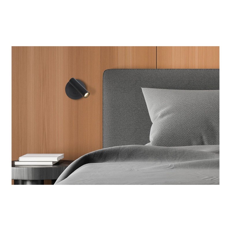 Applique murale Liseuse Tête de lit Atria 1x3W LED Noir ACB E3925000N