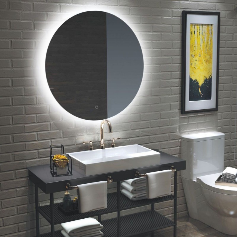 Miroir Lumineux Salle de Bain Bari 1x43W LED Blanc AC_A379920LB A379920LB Miroir Lumineux Salle de Bain Bari 1x43W LED Blanc ACB A379920LB