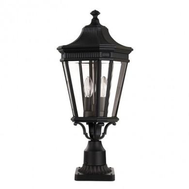 Borne Potelet Cotswold 2x60W Noir FEISS fecotsln3mbk