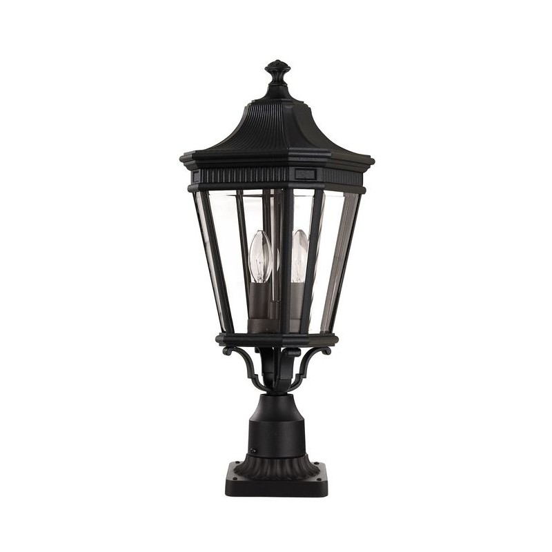 Borne Potelet Cotswold 2x60W Noir FEISS fecotsln3mbk