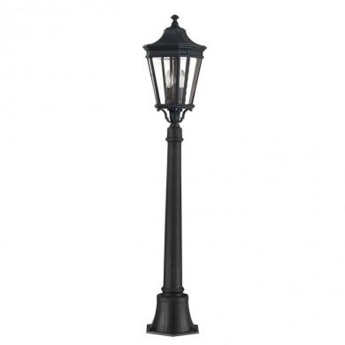 Lampadaire Extérieur Cotswold 2x60W Noir FEISS fecotsln4mbk