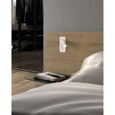 Applique tête de lit Murale Boheme 1x3W LED Blanc avec Interrupteur AC_E382620B E382620B Applique tête de lit Murale Boheme 1x3W LED Blanc avec Interrupteur ACB E382620B