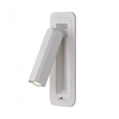 Applique tête de lit Murale Boheme 1x3W LED Blanc avec Interrupteur AC_E382620B E382620B Applique tête de lit Murale Boheme 1x3W LED Blanc avec Interrupteur ACB E382620B