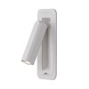 Applique tête de lit Murale Boheme 1x3W LED Blanc avec Interrupteur ACB E382620B