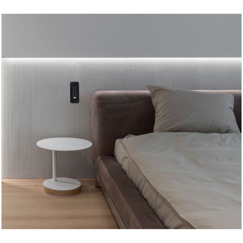 Applique Liseuse Boheme 1x3W LED Noir avec Interrupteur AC_E382620N E382620N Applique Liseuse Boheme 1x3W LED Noir avec Interrupteur ACB E382620N