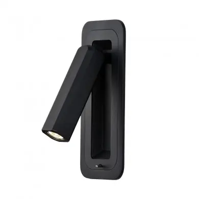 Applique Liseuse Boheme 1x3W LED Noir avec Interrupteur AC_E382620N E382620N Applique Liseuse Boheme 1x3W LED Noir avec Interrupteur ACB E382620N