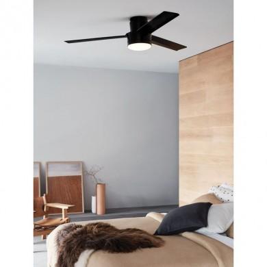 Ventilateur Plafond LED Lagoon 132cm Noir BOUTICA DESIGN 213037