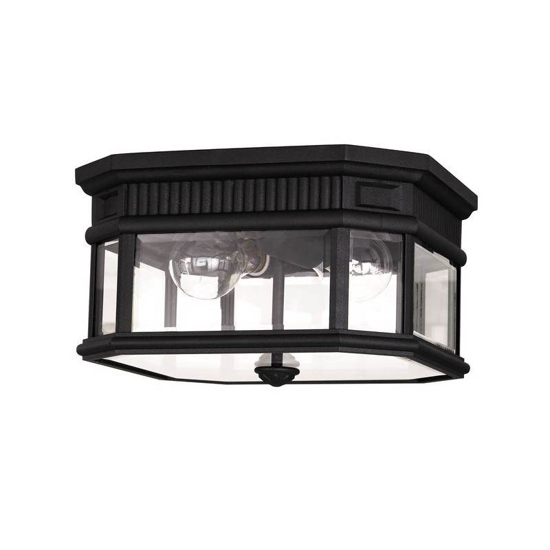 Plafonnier Cotswold 2x60W Noir FEISS fecotslnfbk