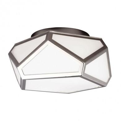 Plafonnier Diamond 2x75W Nickel Poli ELS_fediamondf fediamondf Plafonnier Diamond 2x75W Nickel Poli FEISS fediamondf