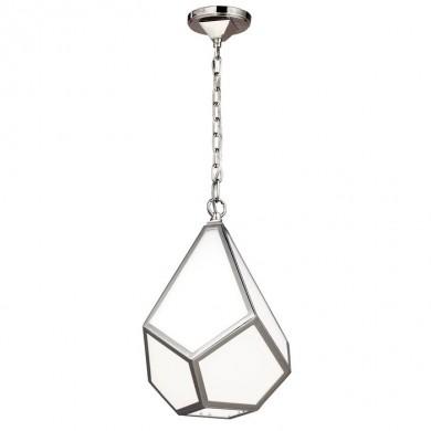 Suspension Diamond H 36,5cm 1x75W Nickel Poli FEISS fediamondps