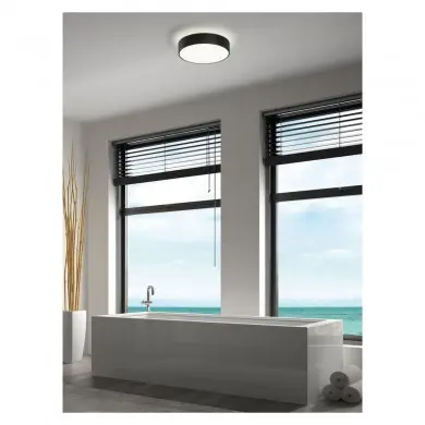 Plafonnier Dins 2x15W E27 Noir H95 AC_P03953N P03953N Plafonnier Dins 2x15W E27 Noir H95 ACB P03953N