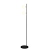 Lampadaire Boule Doris 2x7W Opale Noir ACB H3820180N