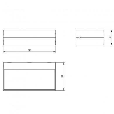 Applique Murale Draco 2x5W LED Anthracite ACB A2070000GR