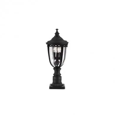 Borne Potelet English Bridle H 55,2cm 3x60W Noir FEISS feeb3mblk