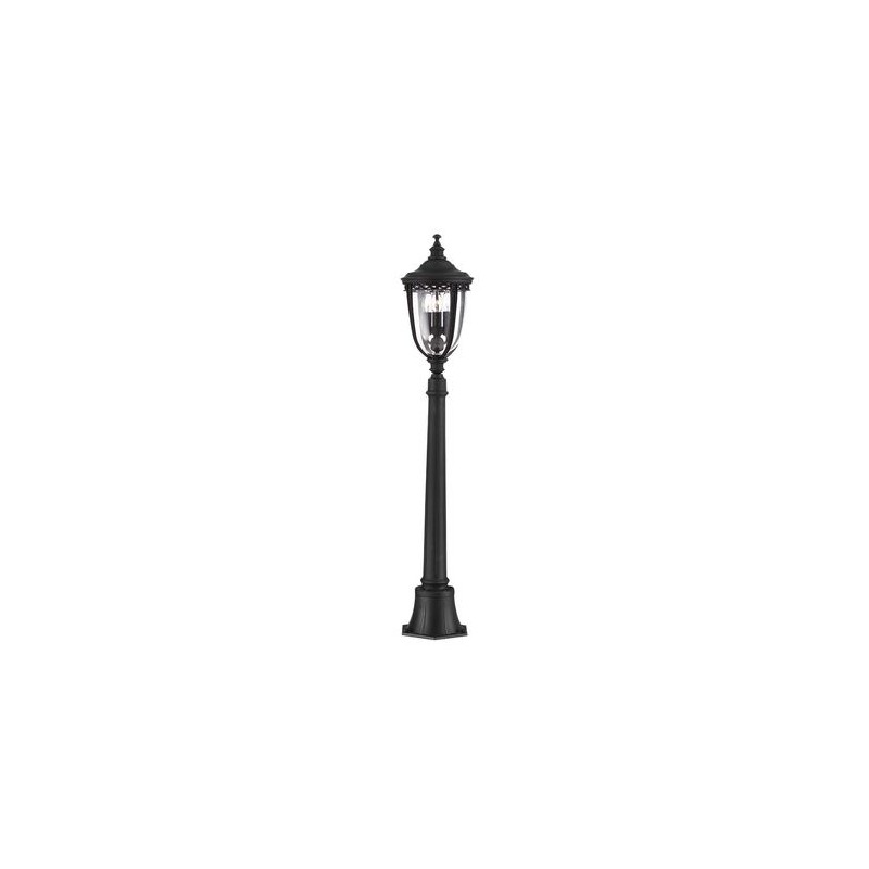 Lampadaire Extérieur English Bridle 3x60W Noir FEISS feeb4mblk