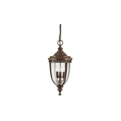 Suspension English Bridle ?26,7cm 3x60W Bronze foncé FEISS feeb8lbrb