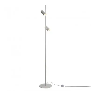 Lampadaire Gina 2x8W Blanc AC_H3874080B H3874080B Lampadaire Gina 2x8W Blanc ACB H3874080B