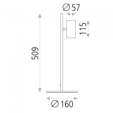 Lampe Articulée Gina 1x8W Blanc ACB S3874080B