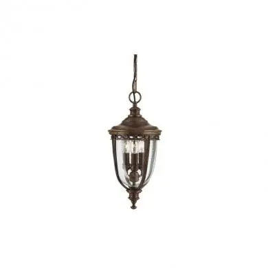 Suspension English Bridle ?21,6cm 3x60W Bronze foncé FEISS feeb8mbrb