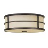 Plafonnier Interieur Fusion Bronze 3x60W E27 H124mm FEISS FE-FUSION-F