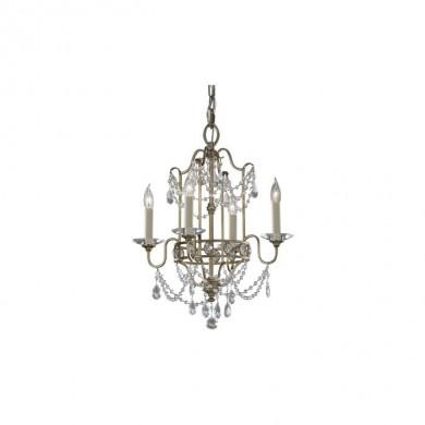 Lustre Gianna 4x60W Argent doré FEISS fegianna4